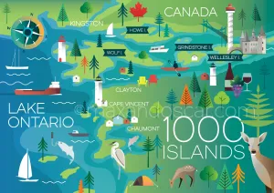 1000 ISLANDS PRINT