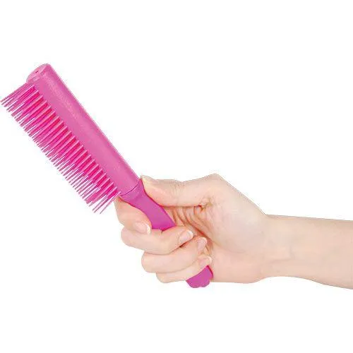 12) Units Pink Color Plastic Comb with Hidden Knife