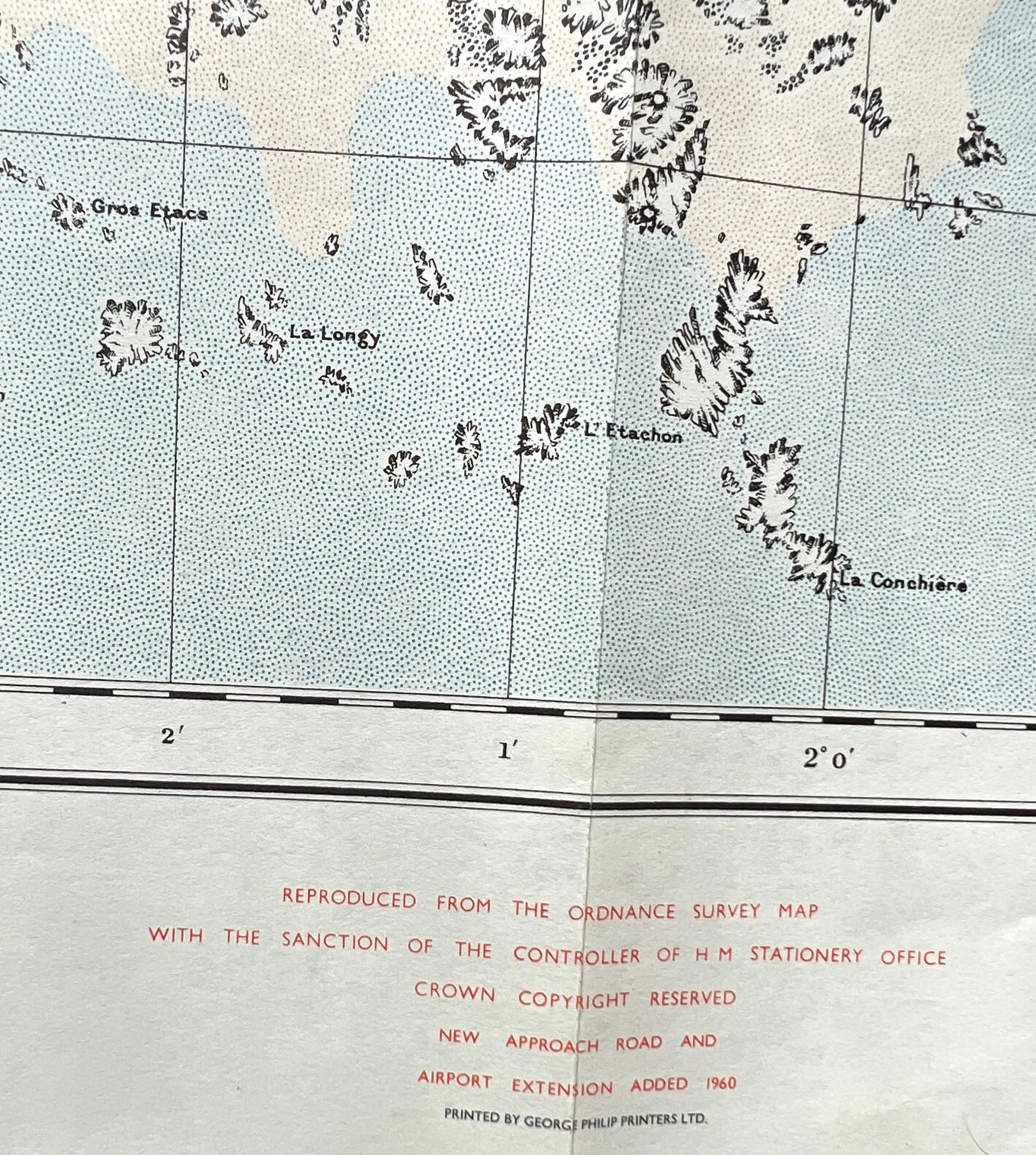 1958 Map of Jersey