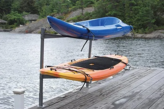 2 Kayak or SUP Dock Rack | Stores Boats Over the Water