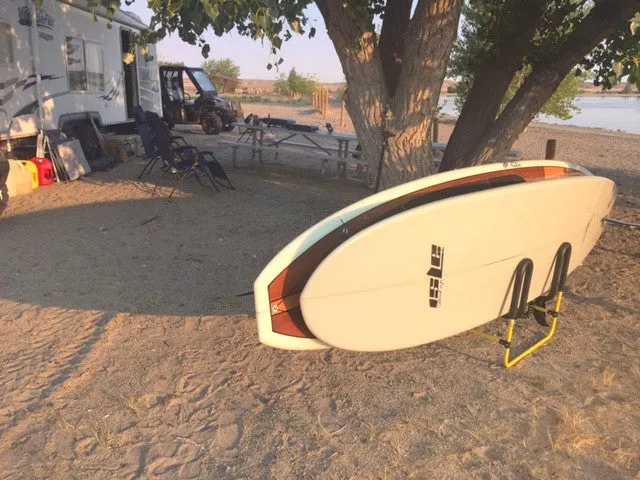 2 SUP Stand | Portable Paddleboard Rack