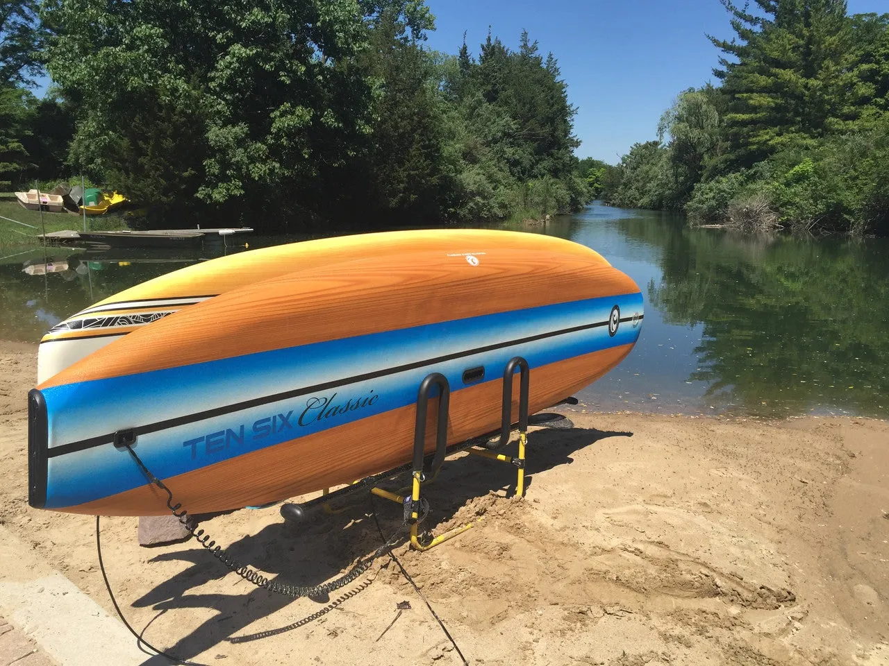 2 SUP Stand | Portable Paddleboard Rack