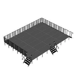 20'X24' Portable Stage Kits using 4X4 Stage Modules