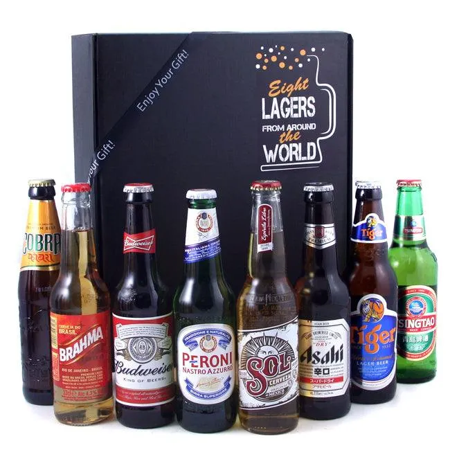 8 Lagers of the World Gift Box