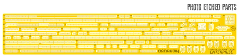 Academy Ships 1/700 USS Enterprise CV6 Aircraft Carrier Kit (New Tool)