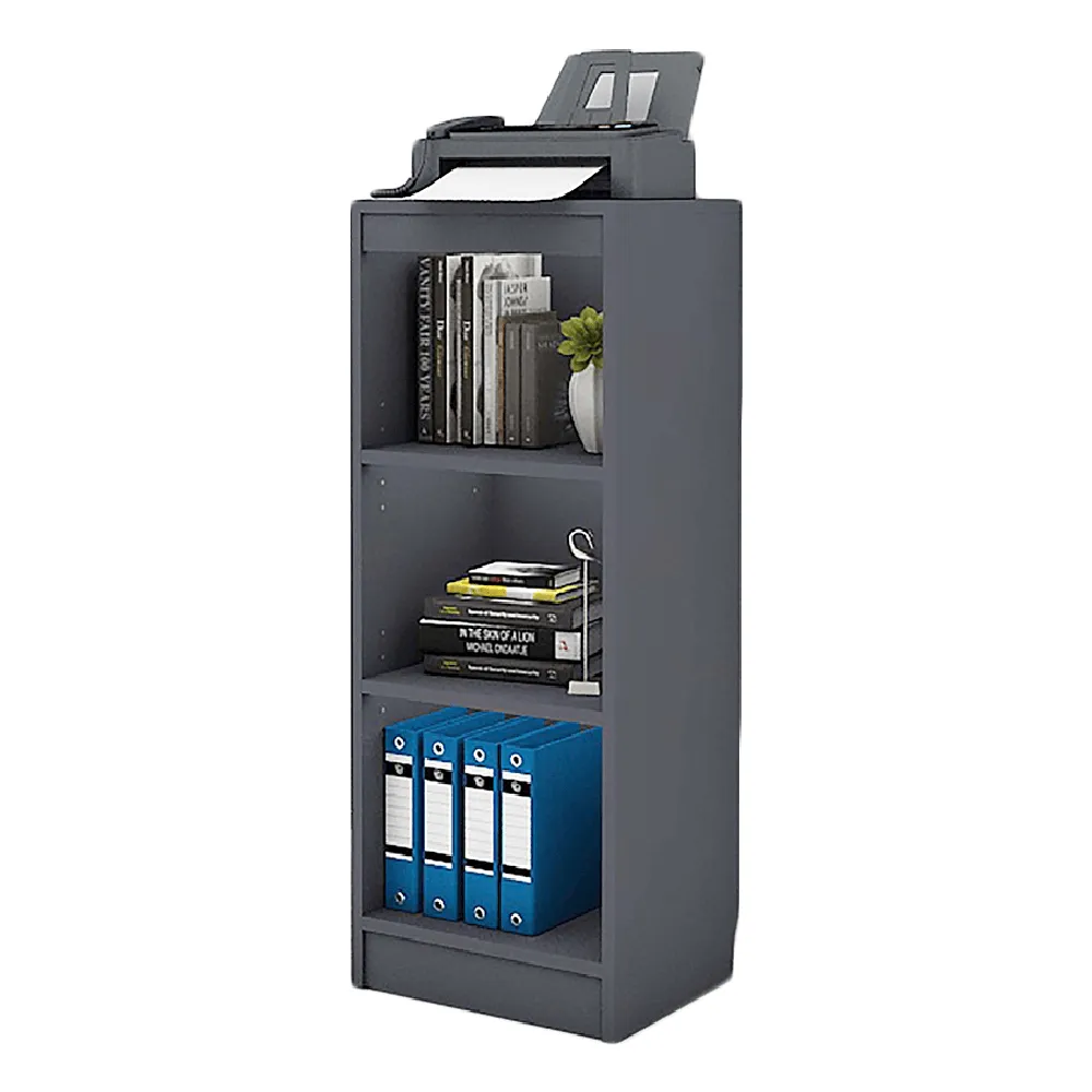 Alpha Printer Bookshelves, 42" high, Slate Grey