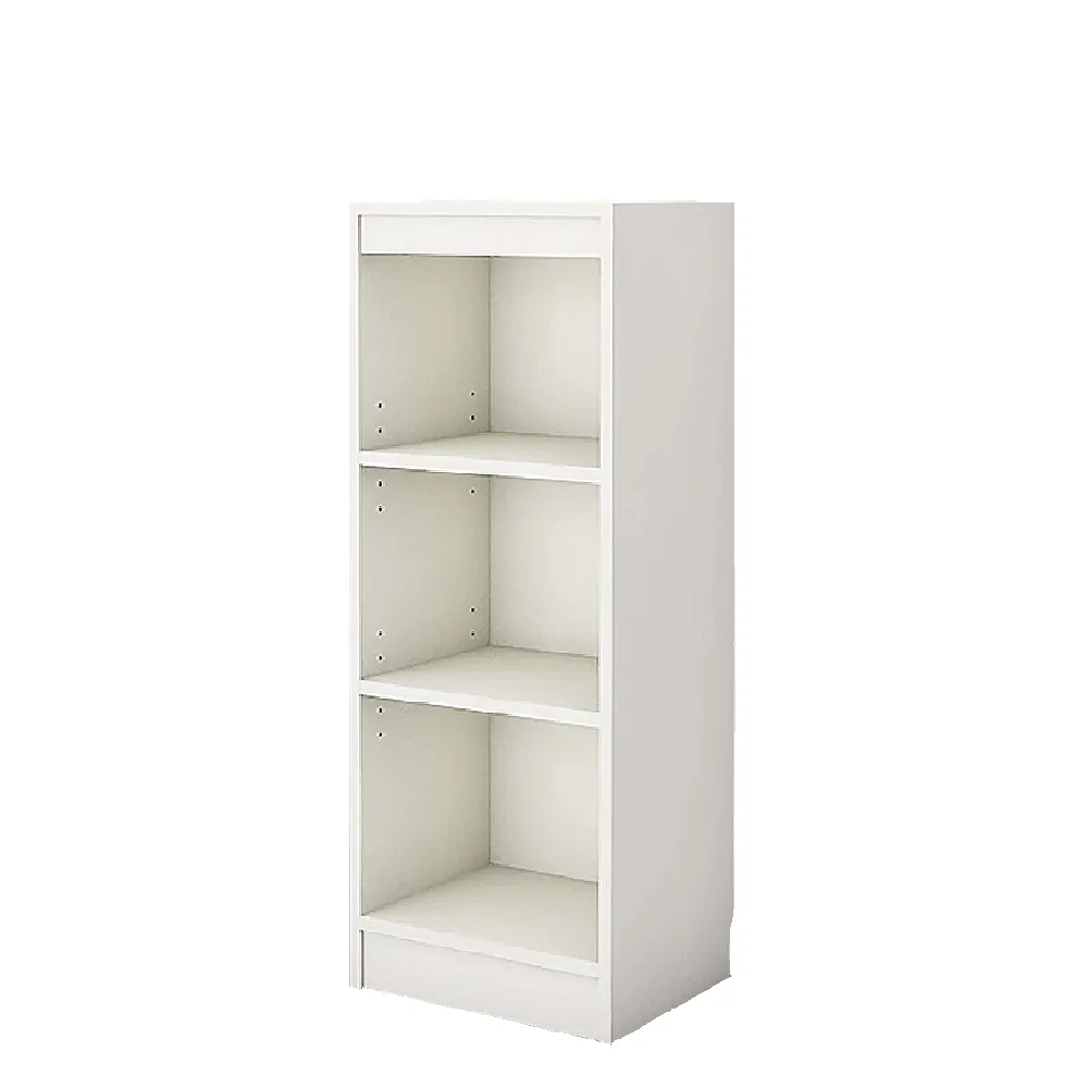 Alpha Printer Stand Modern Shelves, 42" Tower ,Trendy Frosty White Finish