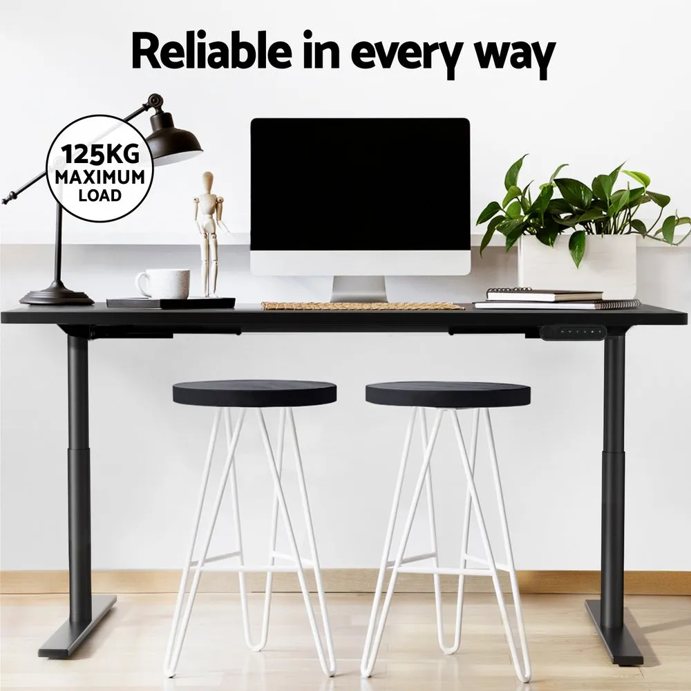 Artiss Electric Standing Desk Height Adjustable Sit Stand Desks Table Black