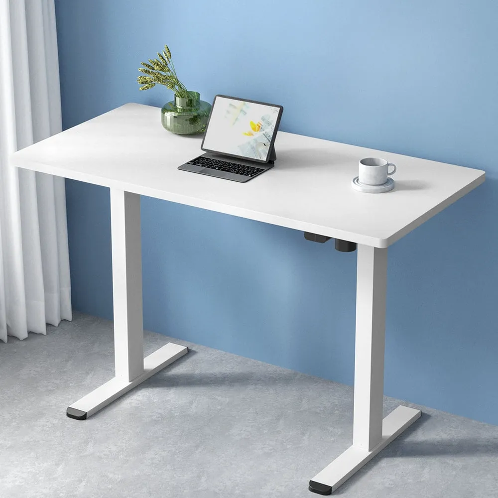 Artiss Electric Standing Desk Motorised Sit Stand Desks Table White 140cm