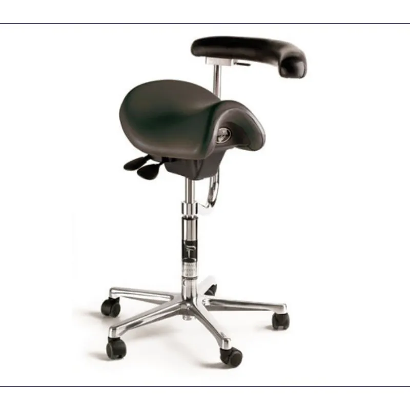 Bambach Backless Saddle Chair – Swing Arm for Comfort and Support