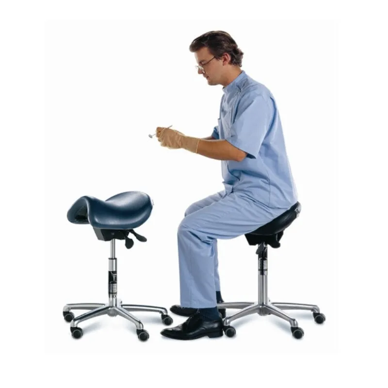 Bambach Backless Saddle Chair – Swing Arm for Comfort and Support