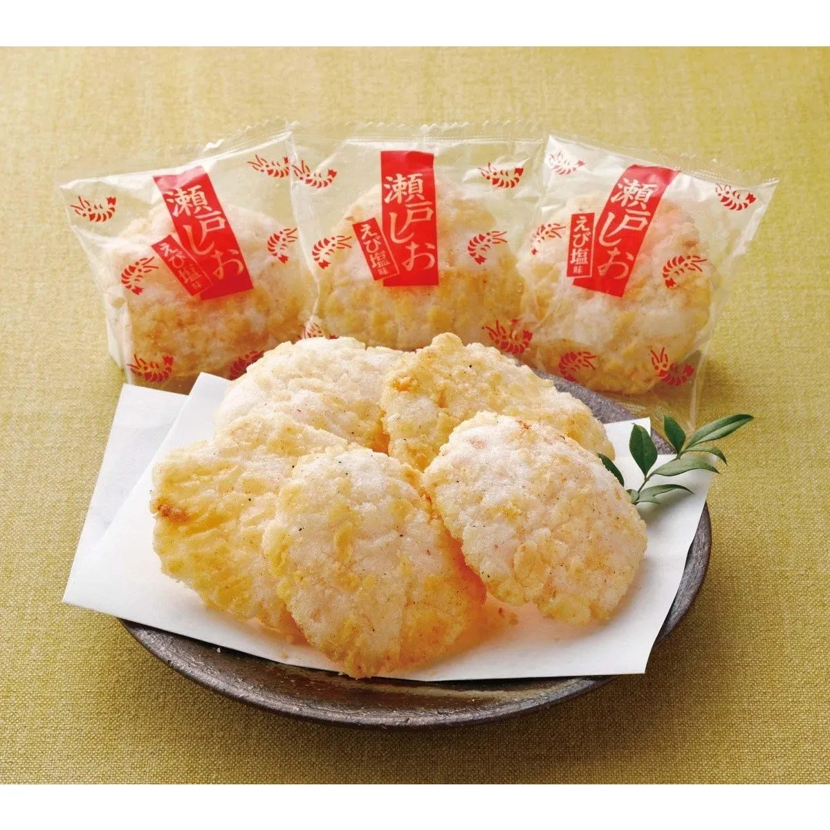 Befco Seto Shio Senbei Rice Crackers Shrimp Flavor (Box of 12)