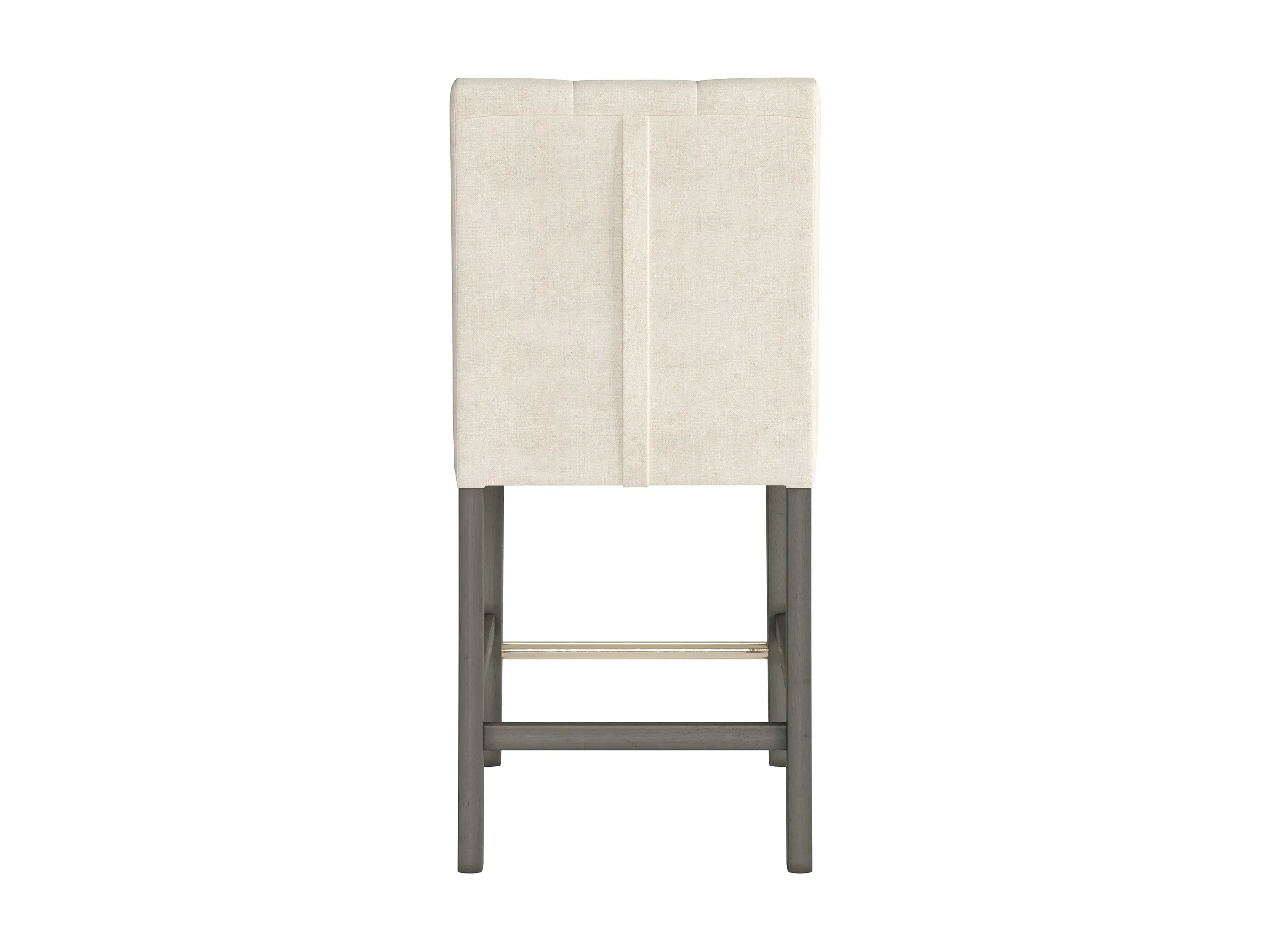 Beige Fabric Counter Height Stool