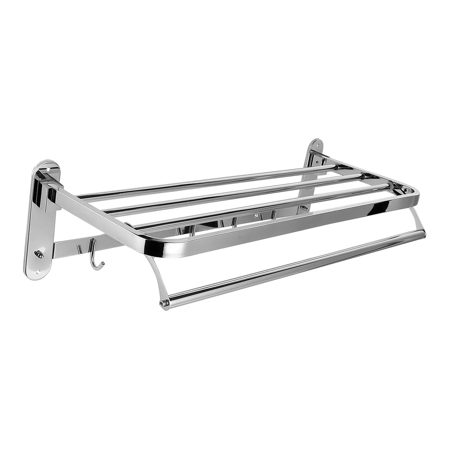 Benelave by Hindware Bathroom Accessories Bathroom Towel Shelf - Eco | Made of Stainless Steel | Stylish & Convenient | Space Saving