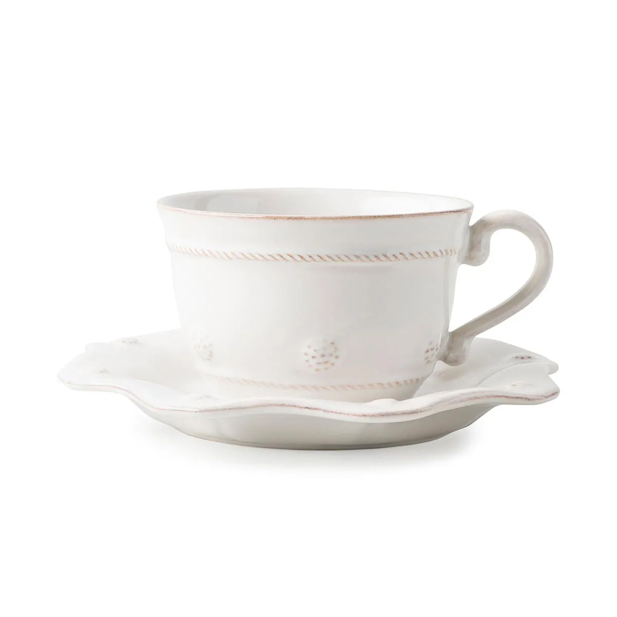 Berry & Thread Teacup - Whitewash