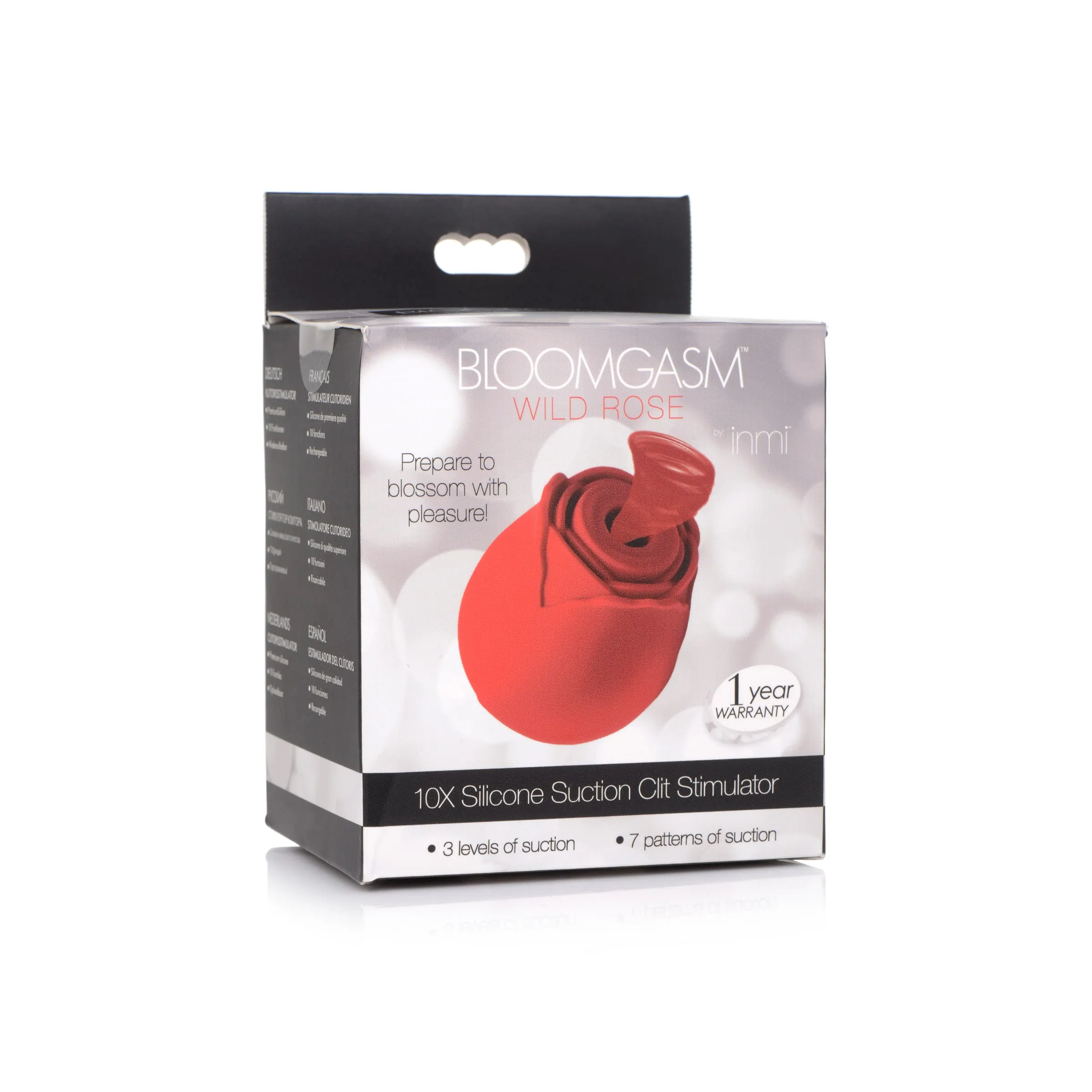 Bloomgasm 10X Wild Rose Silicone Suction Stimulator