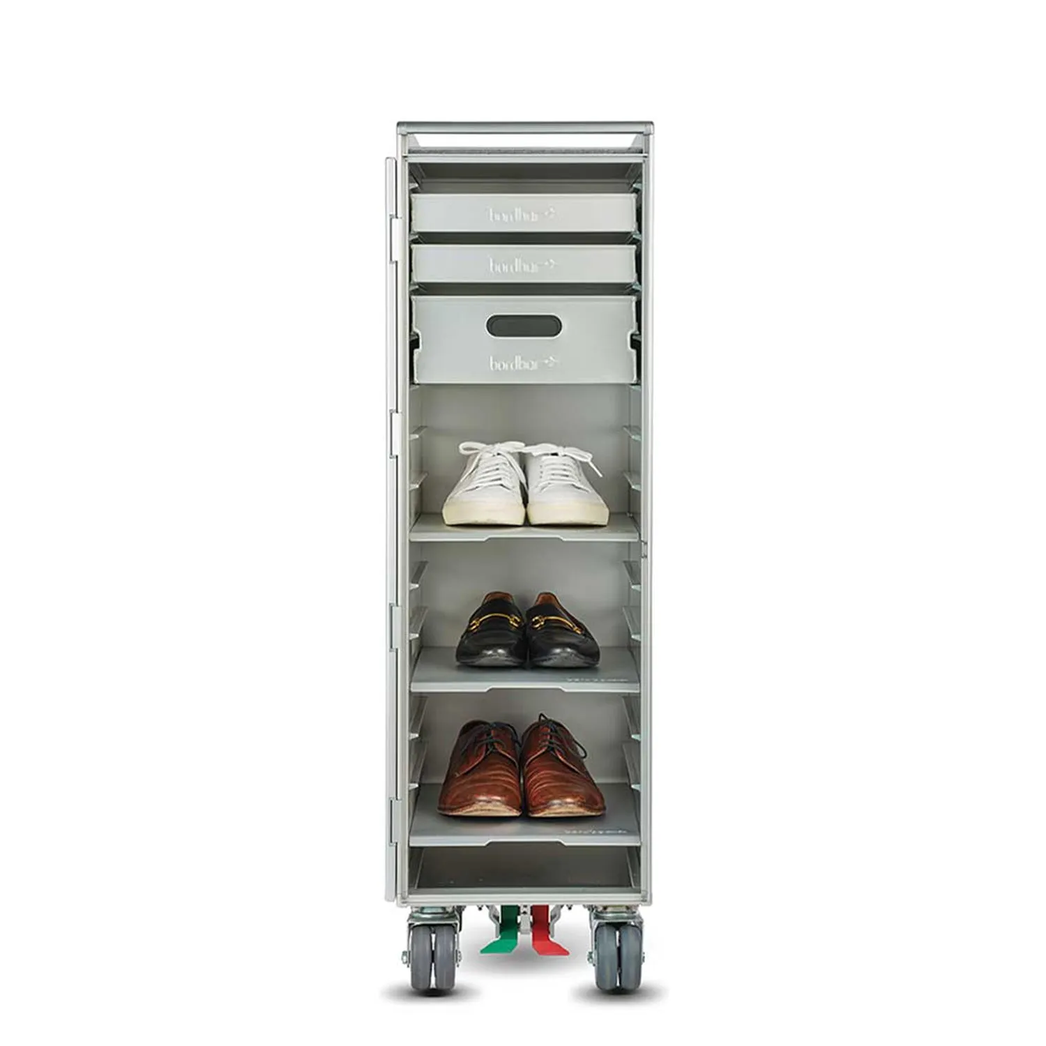 bordbar | voyager trolley aluminium | ensemble