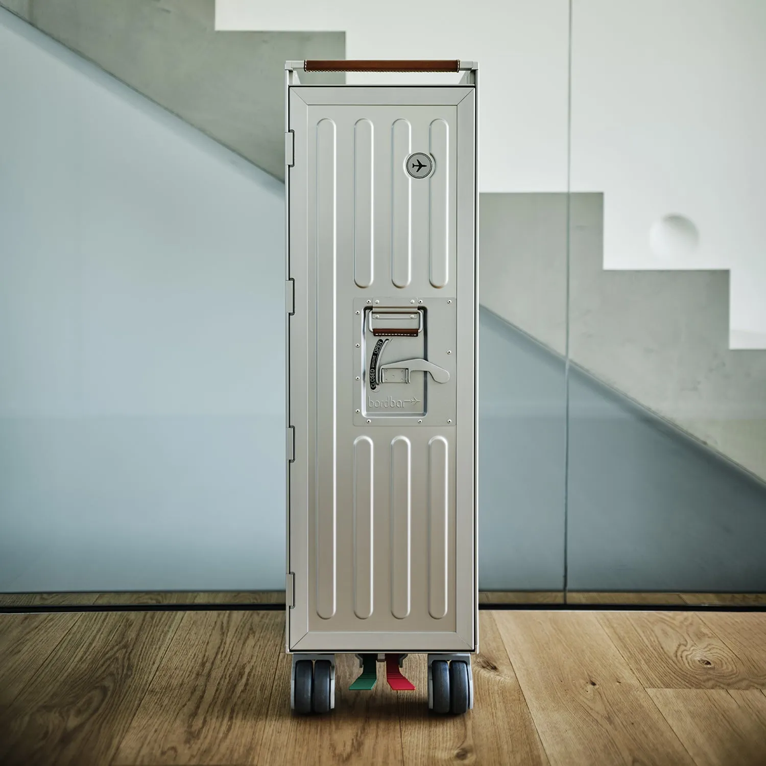 bordbar | voyager trolley aluminium | ensemble