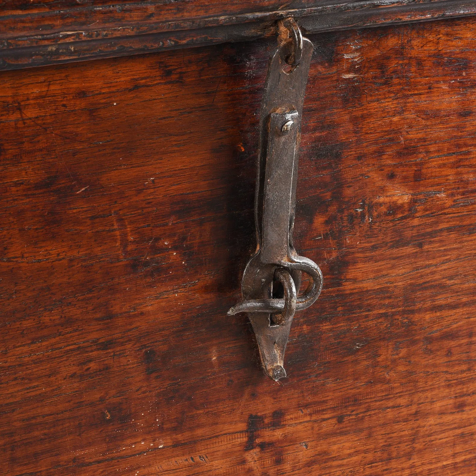 Brass Bound Military Chest From Gujarat - 19th Century