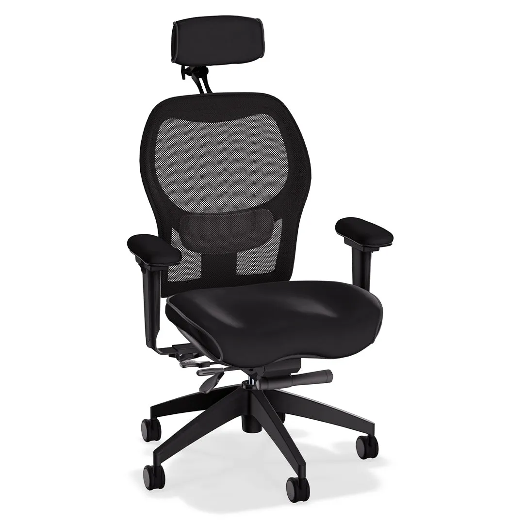 Brezza Ergonomic Mesh Office Chair in Brisa Simulated Leather