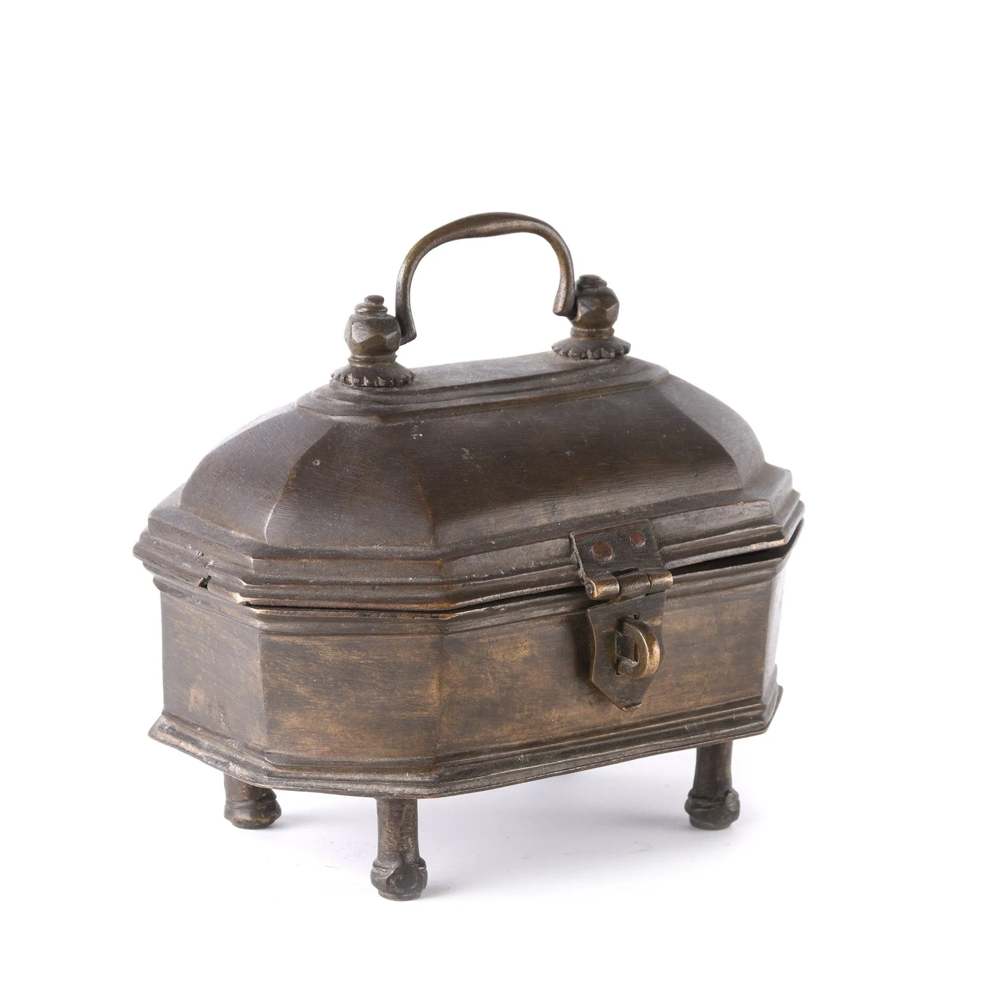 Bronze Betelnut Box - Circa 19 th Century