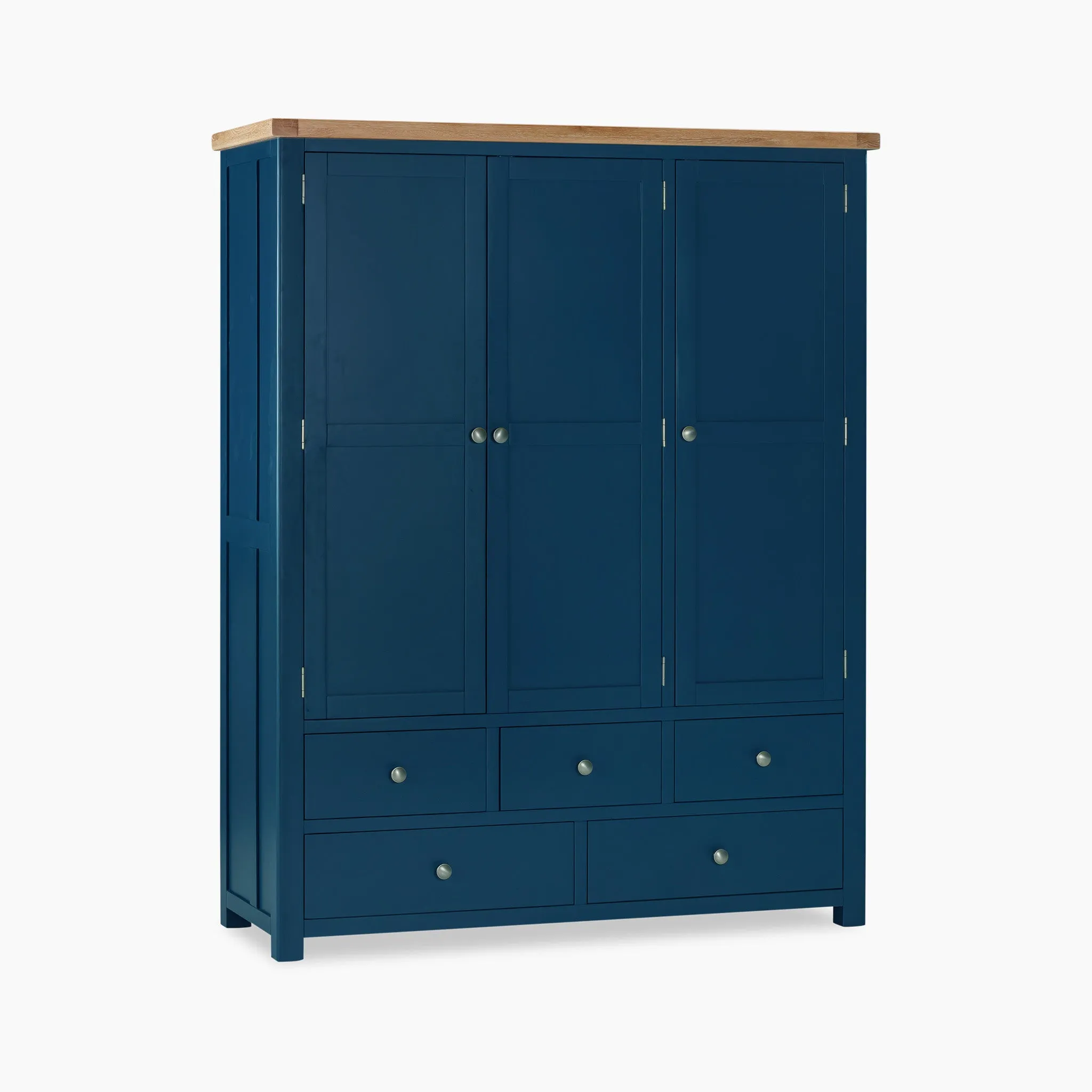 Burford Triple Larder Unit in Navy Blue