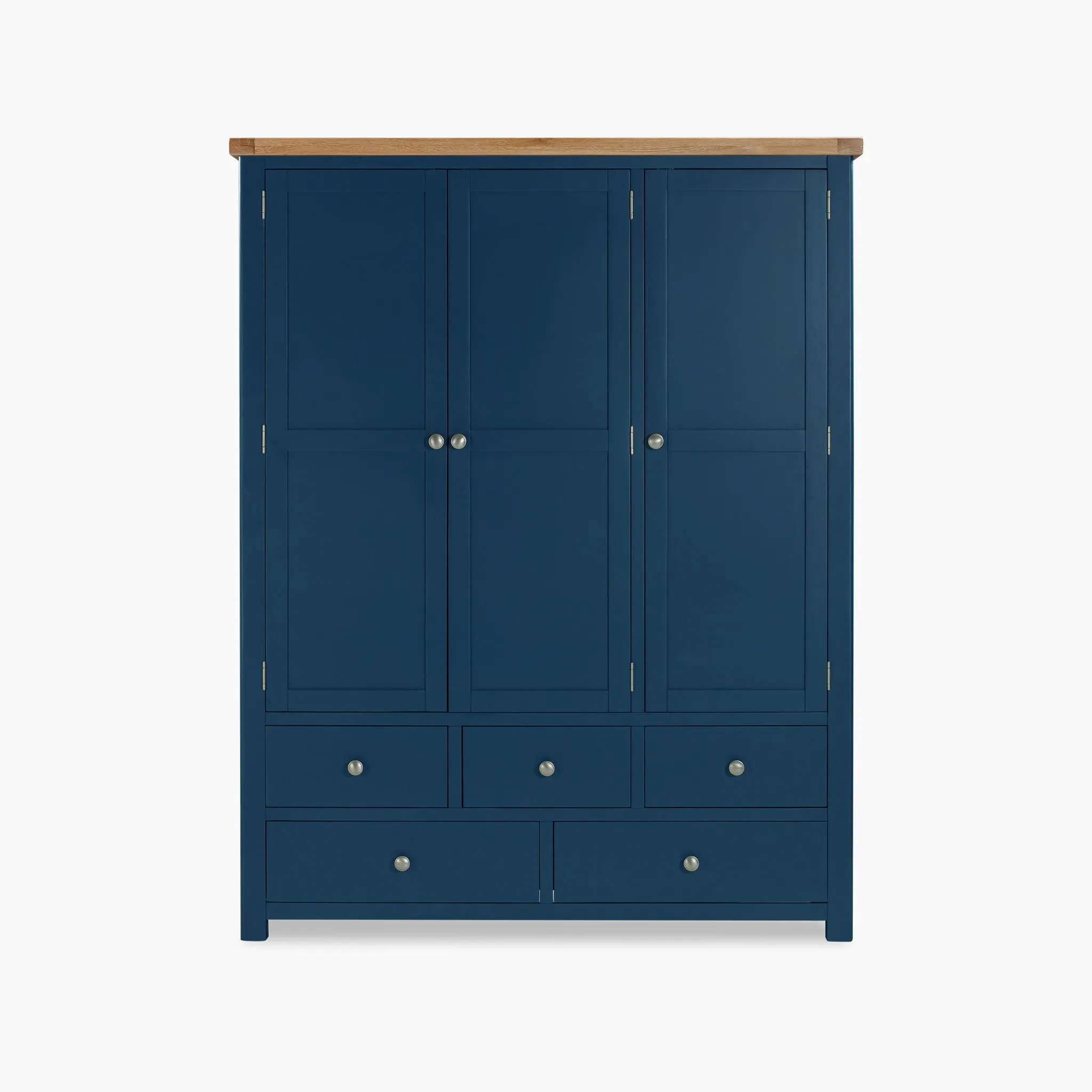 Burford Triple Larder Unit in Navy Blue