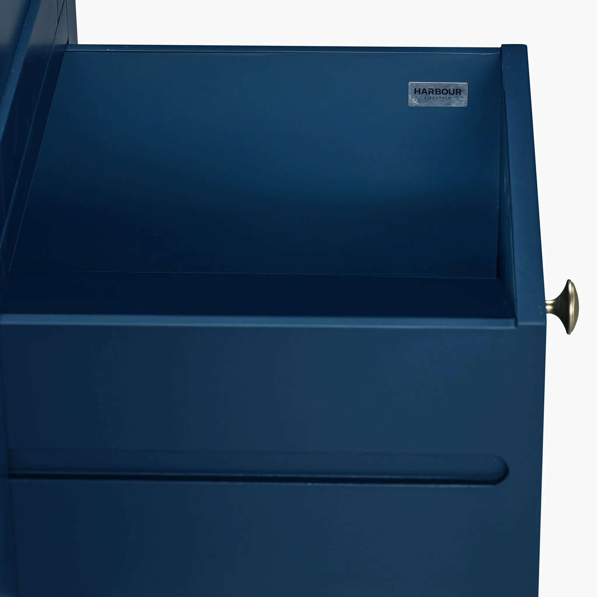 Burford Triple Larder Unit in Navy Blue