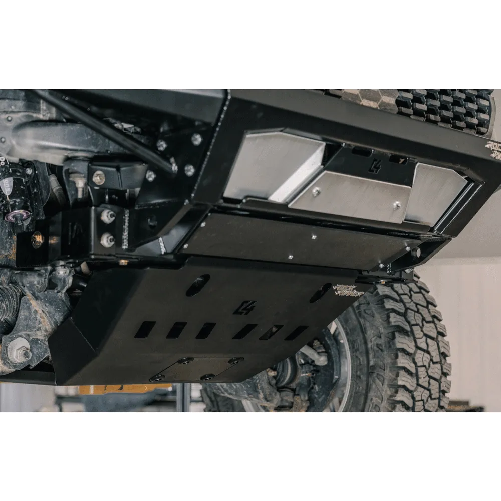 C4 Fabrication - Rock Runner Front Skid Plate with Cross Member Delete - Toyota Tacoma (2016-2023)