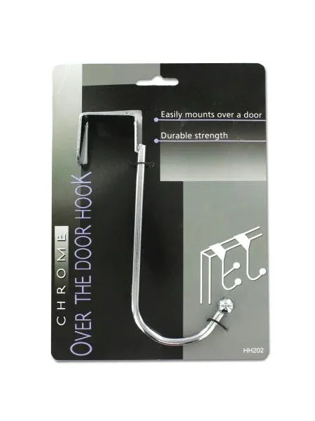 Chrome Over-the-Door Hook (Available in a pack of 24)