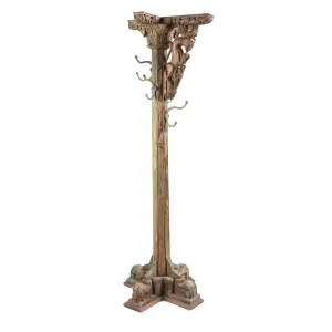 Coat Stand Made From An Old Indian Pillar