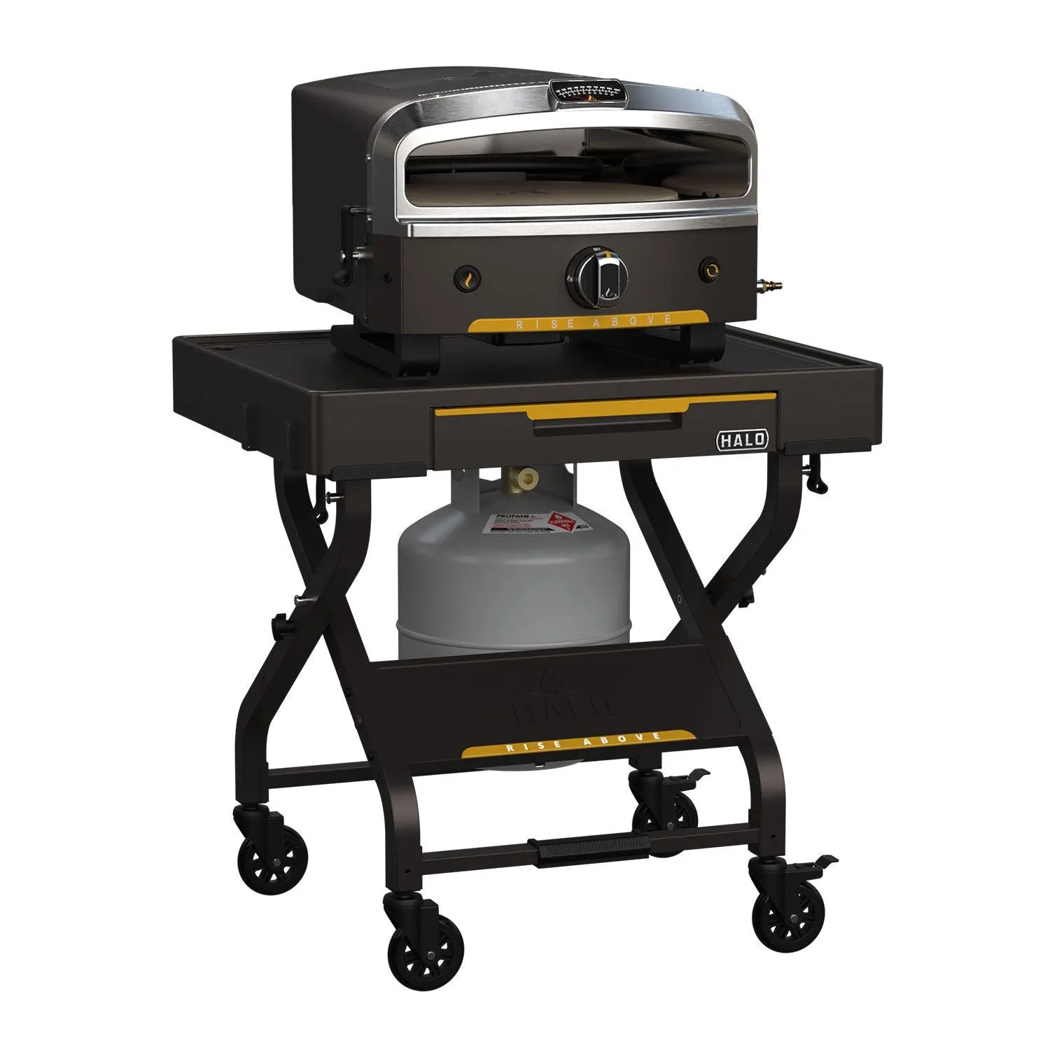 Countertop Cart for Halo Pizza Oven or Griddle