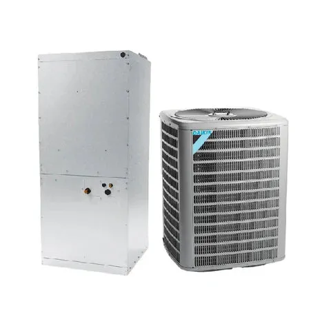 Daikin Light Commercial 7.5 Ton Multi-Positional 14.8 IEER2 Air Conditioning Split System with 15kW Heat Kit - DX14XA0903,DAX09043