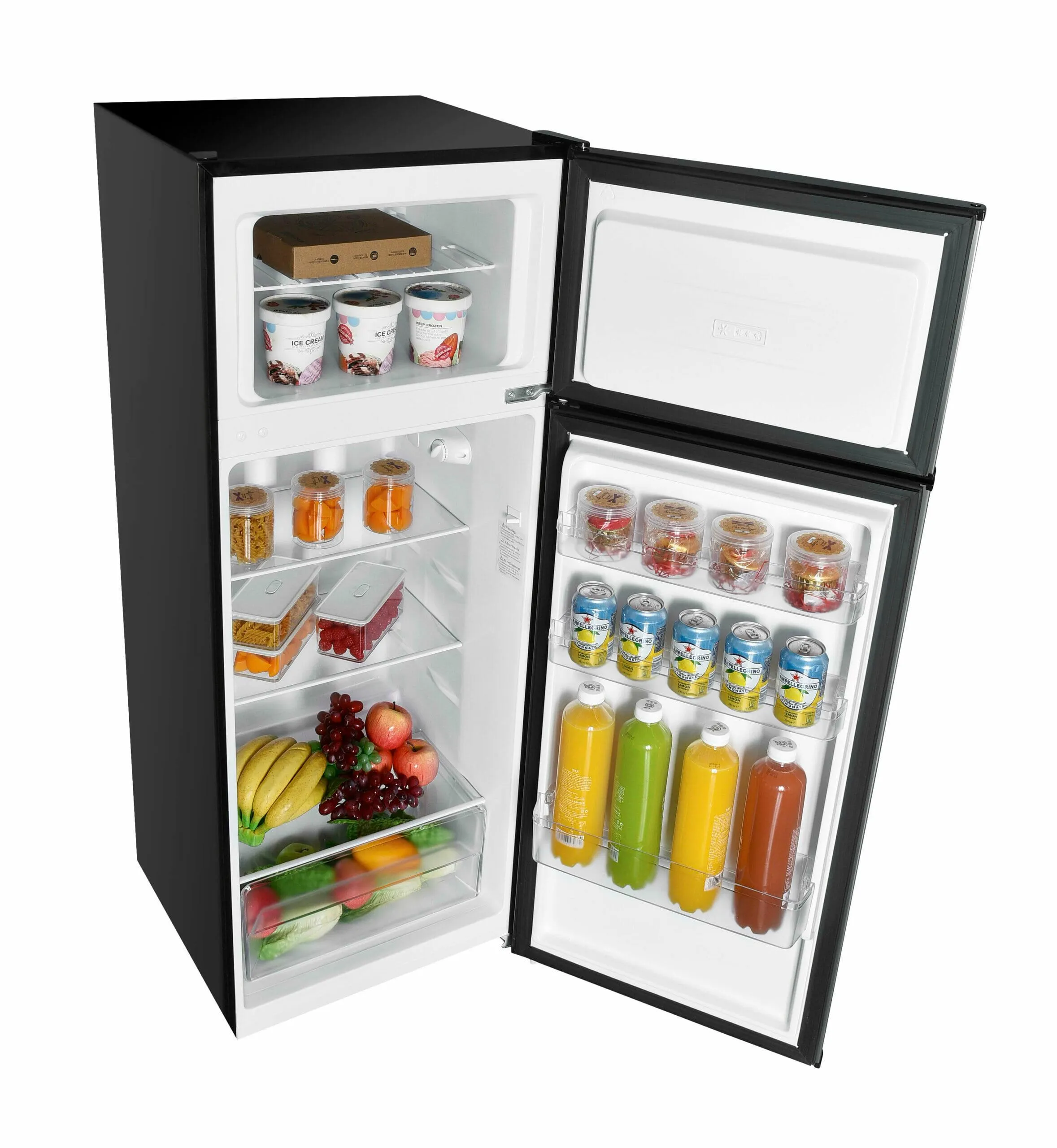 DPF074B2BSLDB6 Danby 7.4 cu. ft. Apartment Size Top Mount Fridge in Stainless Steel