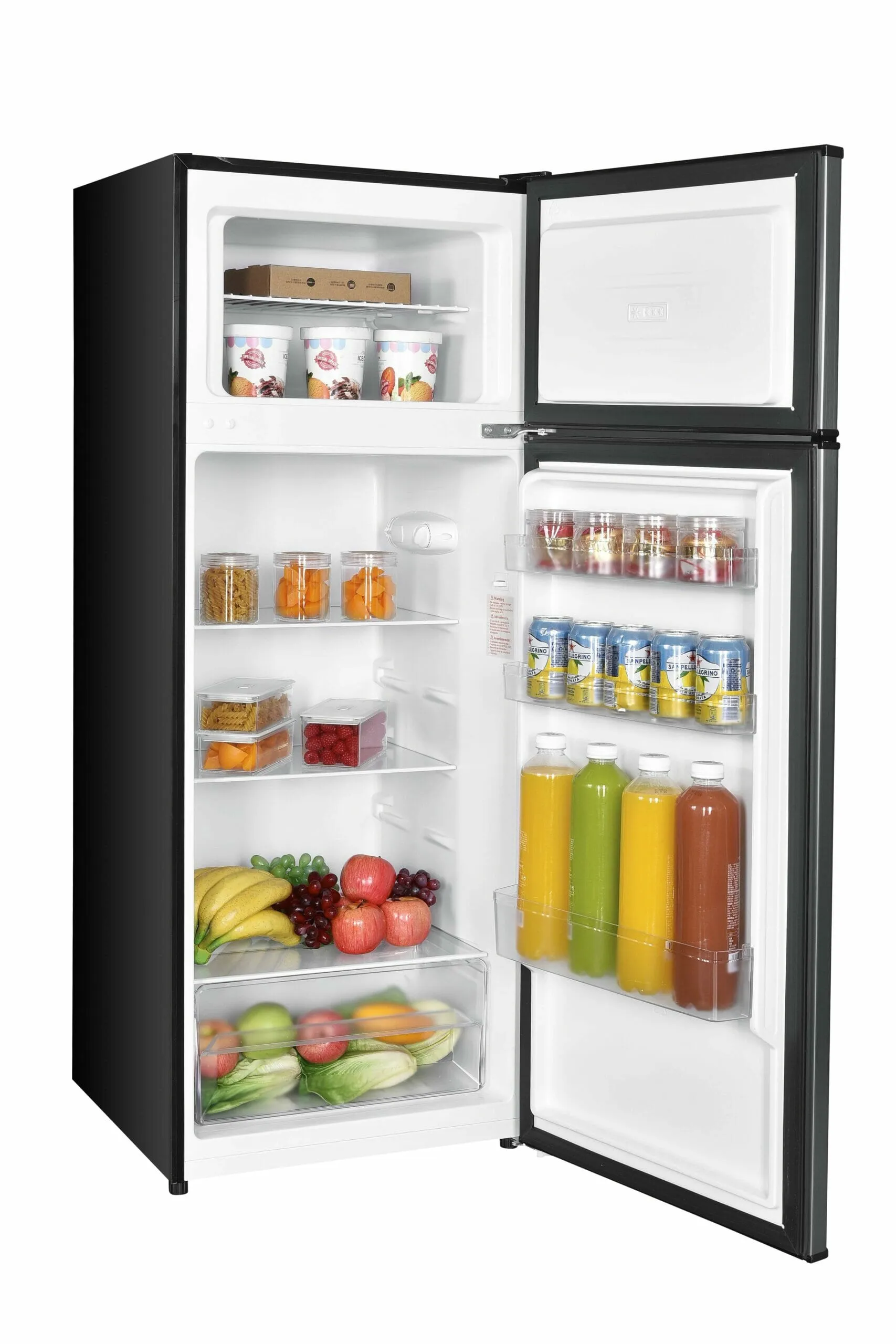 DPF074B2BSLDB6 Danby 7.4 cu. ft. Apartment Size Top Mount Fridge in Stainless Steel