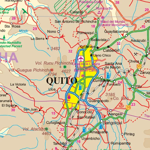 Ecuador ITMB Map