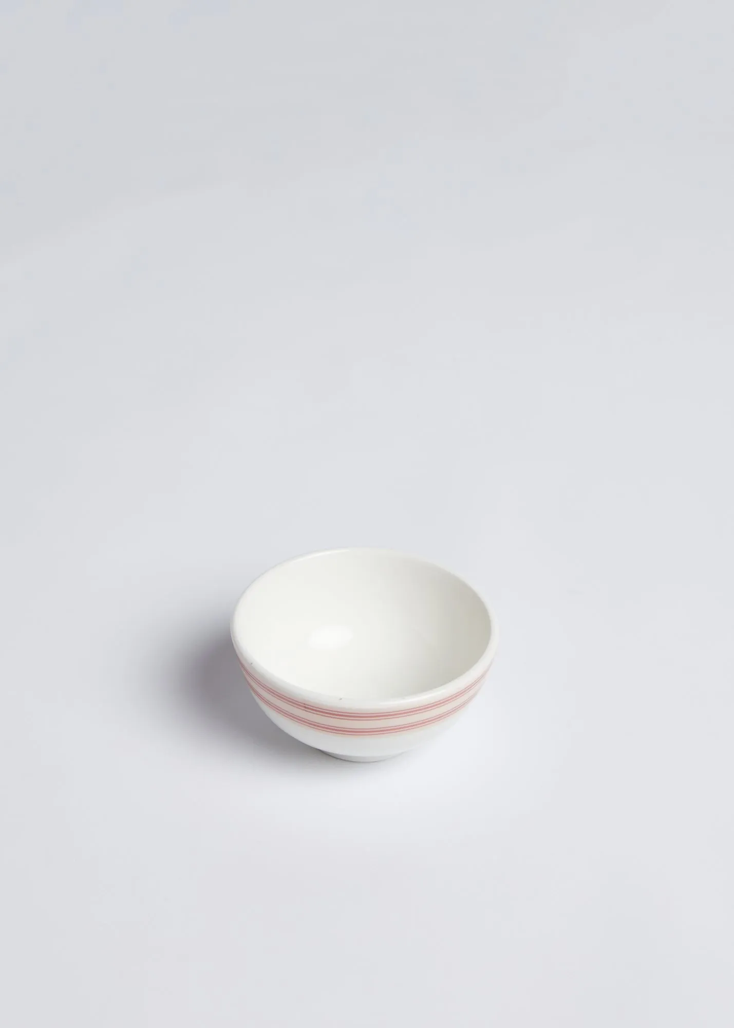 Foxford Pink Stripe Dip Bowl