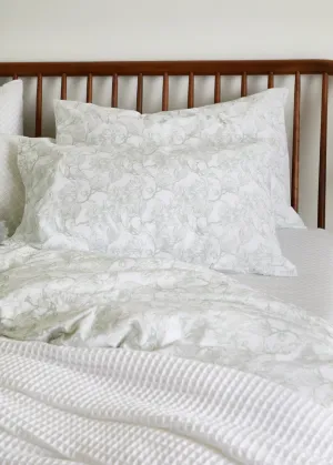 Foxford Sage Magnolia Pillowcase Set