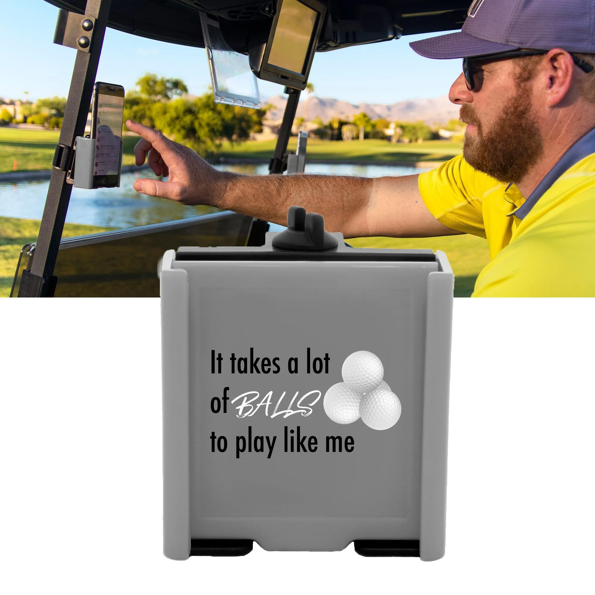 Golf Cart Phone Mount