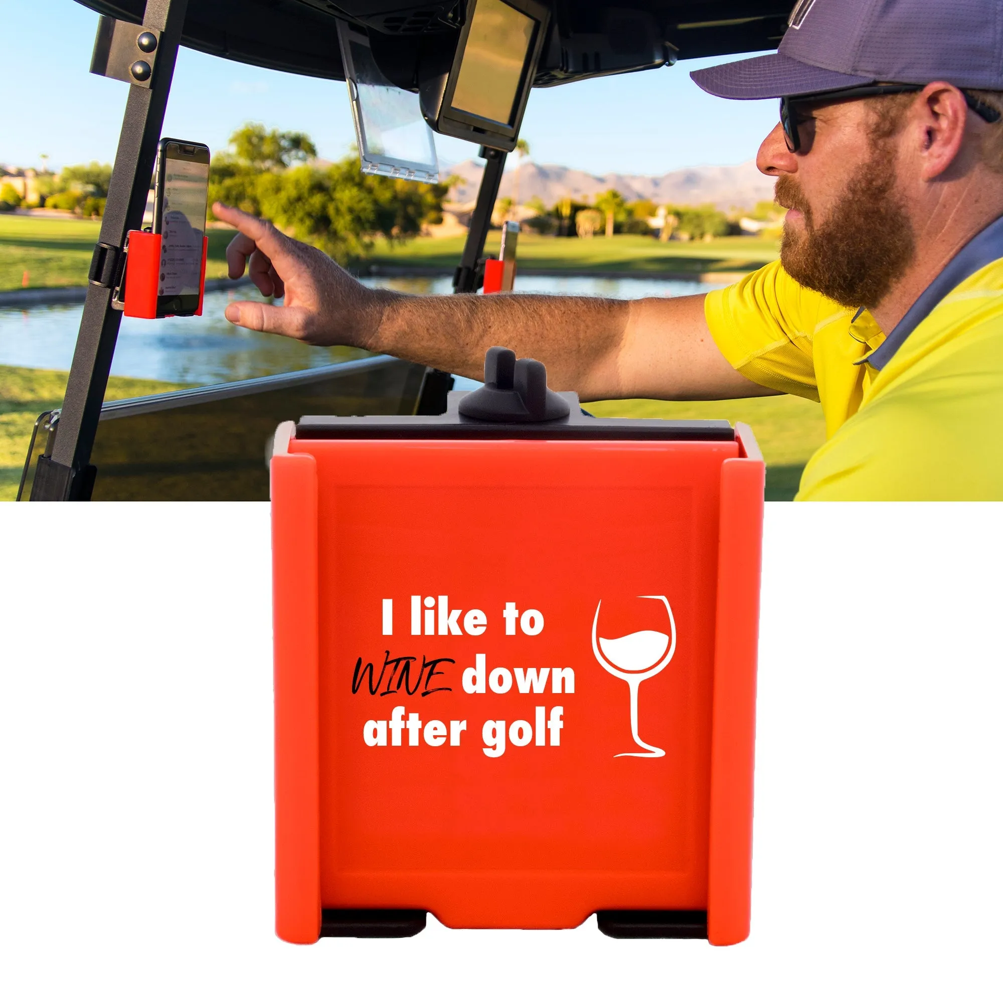 Golf Cart Phone Mount