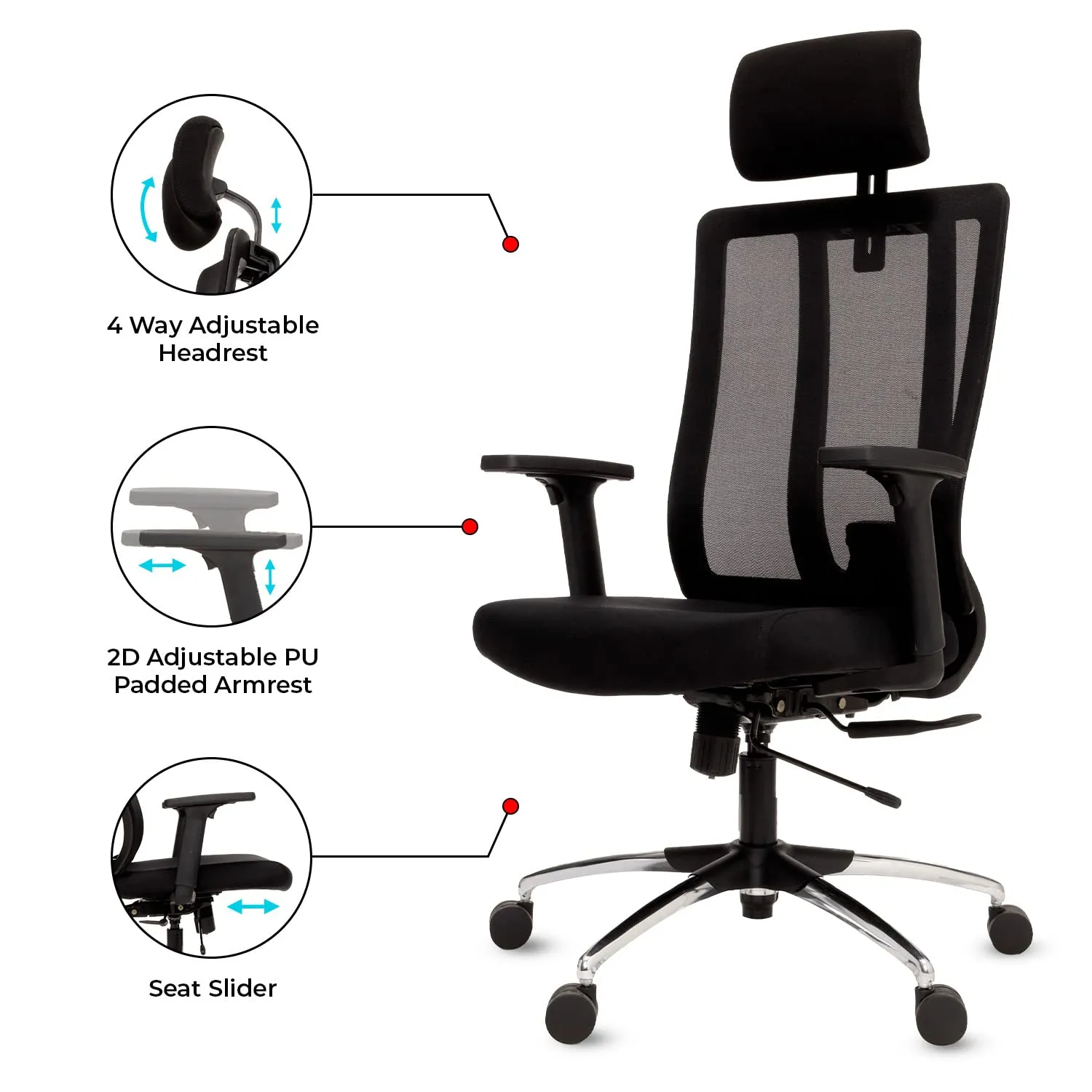 Green Soul Maestro High Back Mesh Office Chair