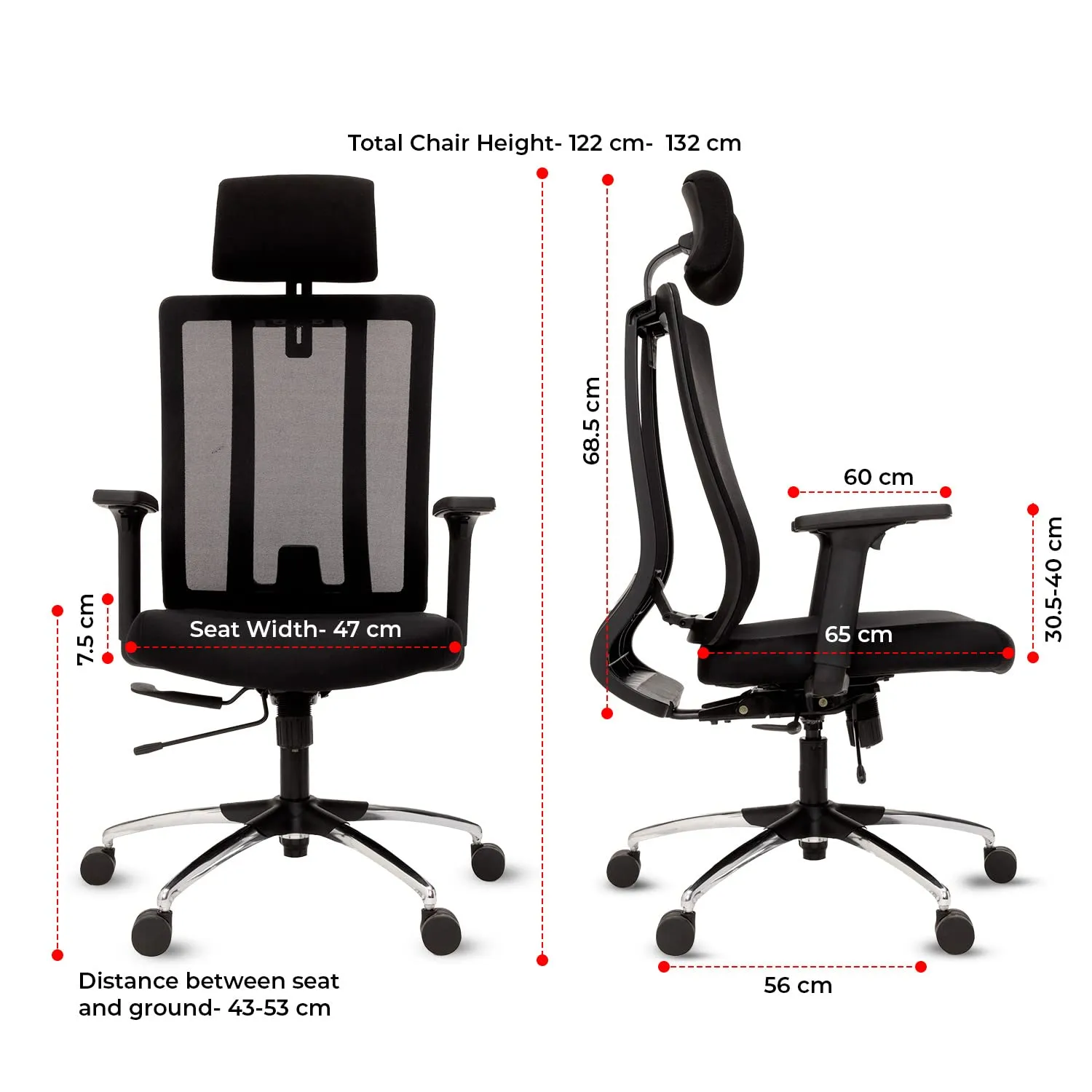 Green Soul Maestro High Back Mesh Office Chair