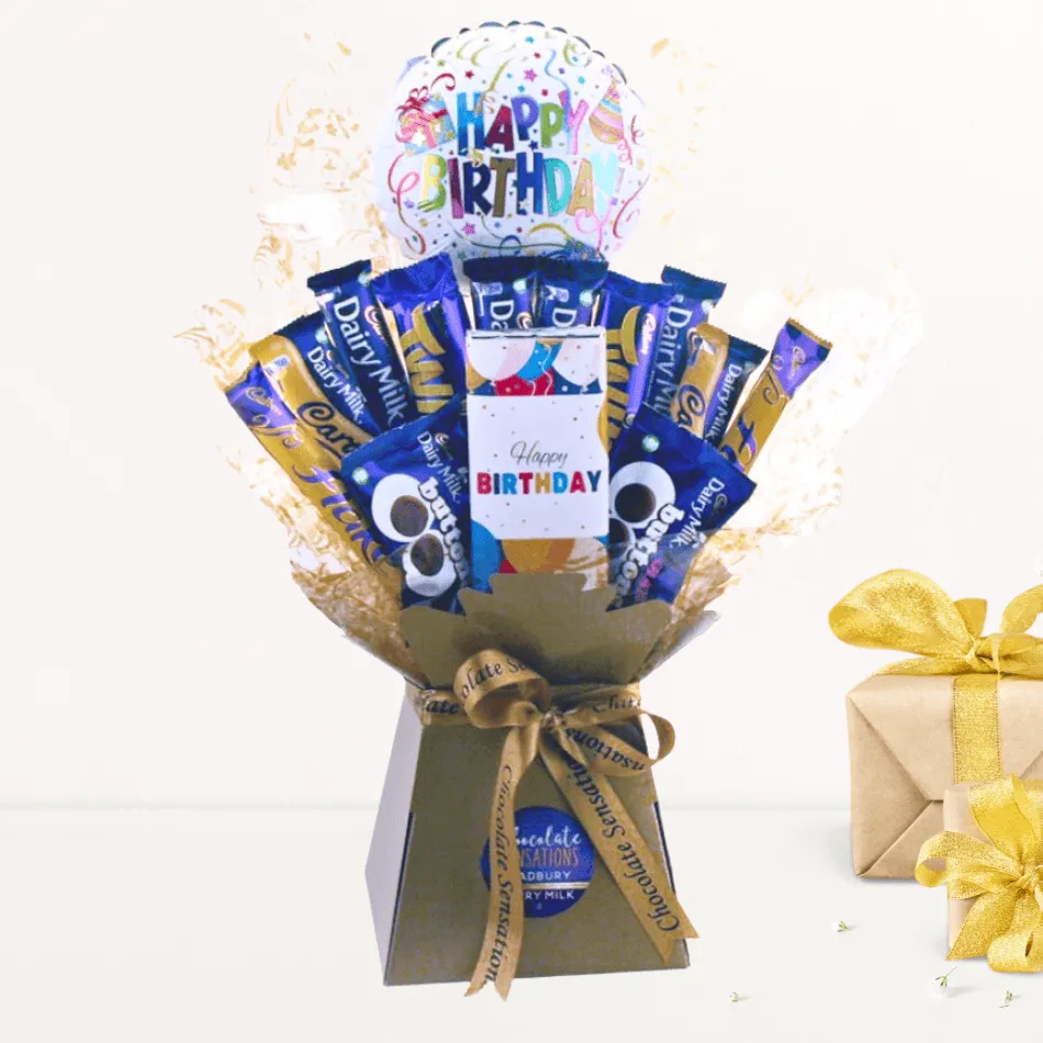 Happy Birthday Dairy Milk Chocolate Bouquet