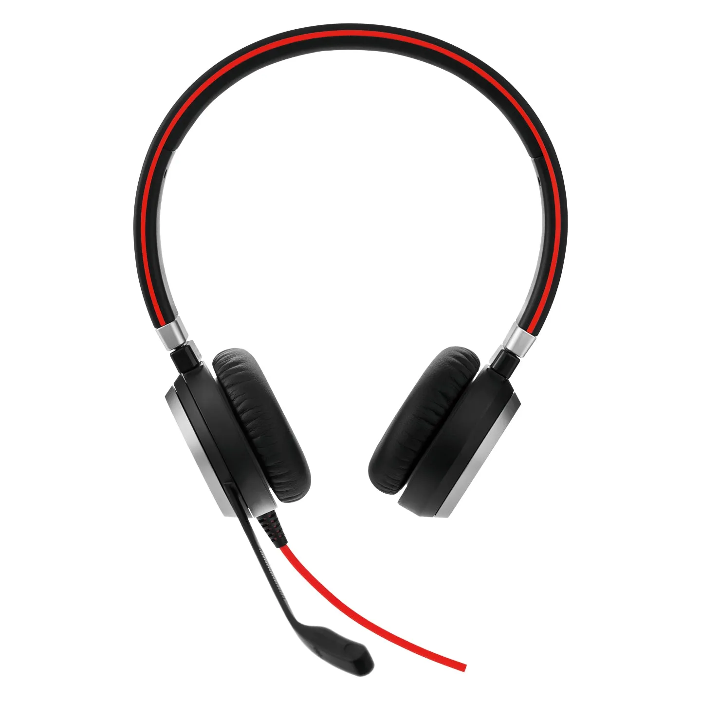 Jabra Evolve 40 Ms Duo Usb   Klinke Nc Überkopfbügelmodell