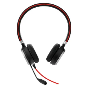 Jabra Evolve 40 Ms Stereo - Headset - On-Ear - Wired - Usb, 3.5 Mm Jack - Certified For Skype For Business