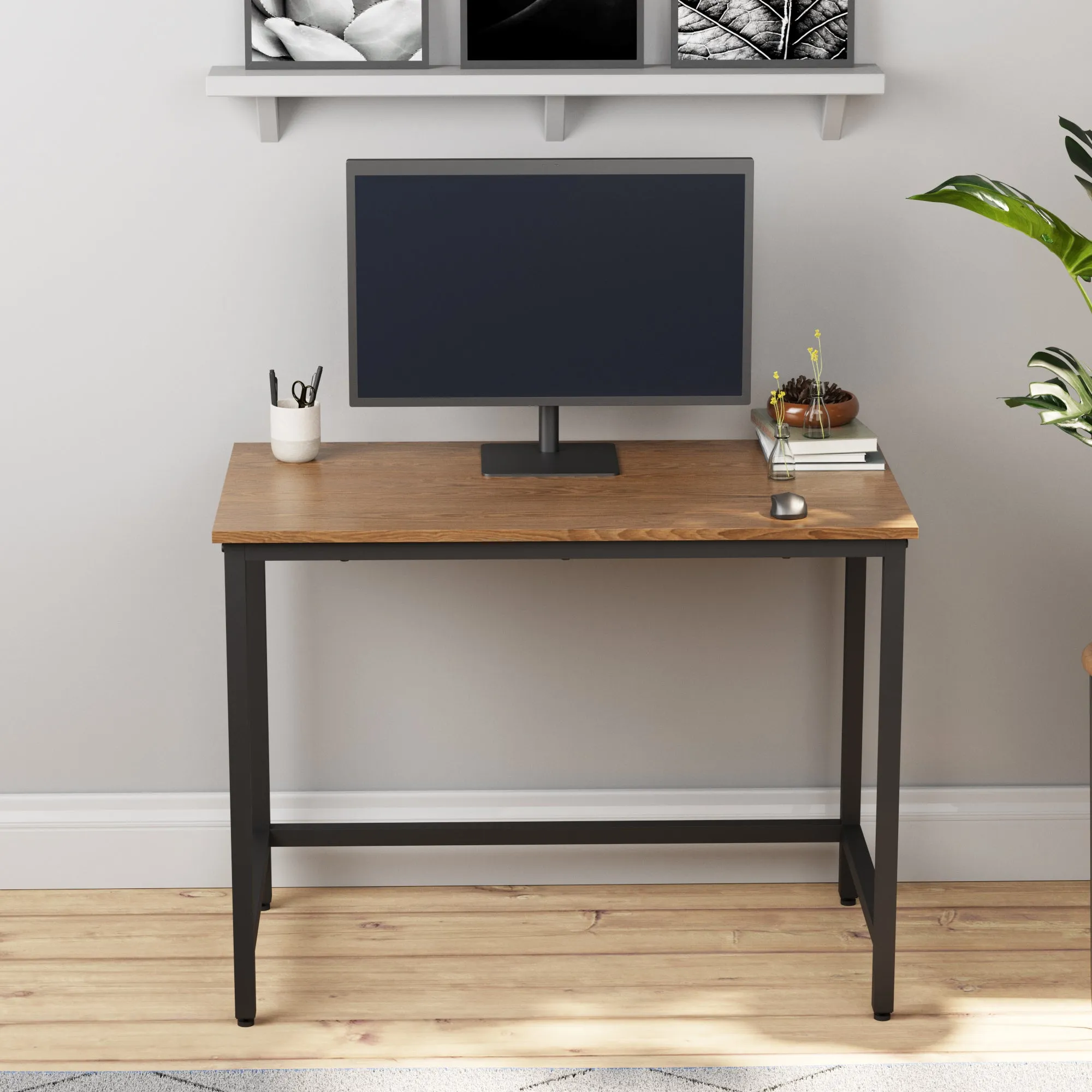 Jefferson Industrial Wood and Metal Desk