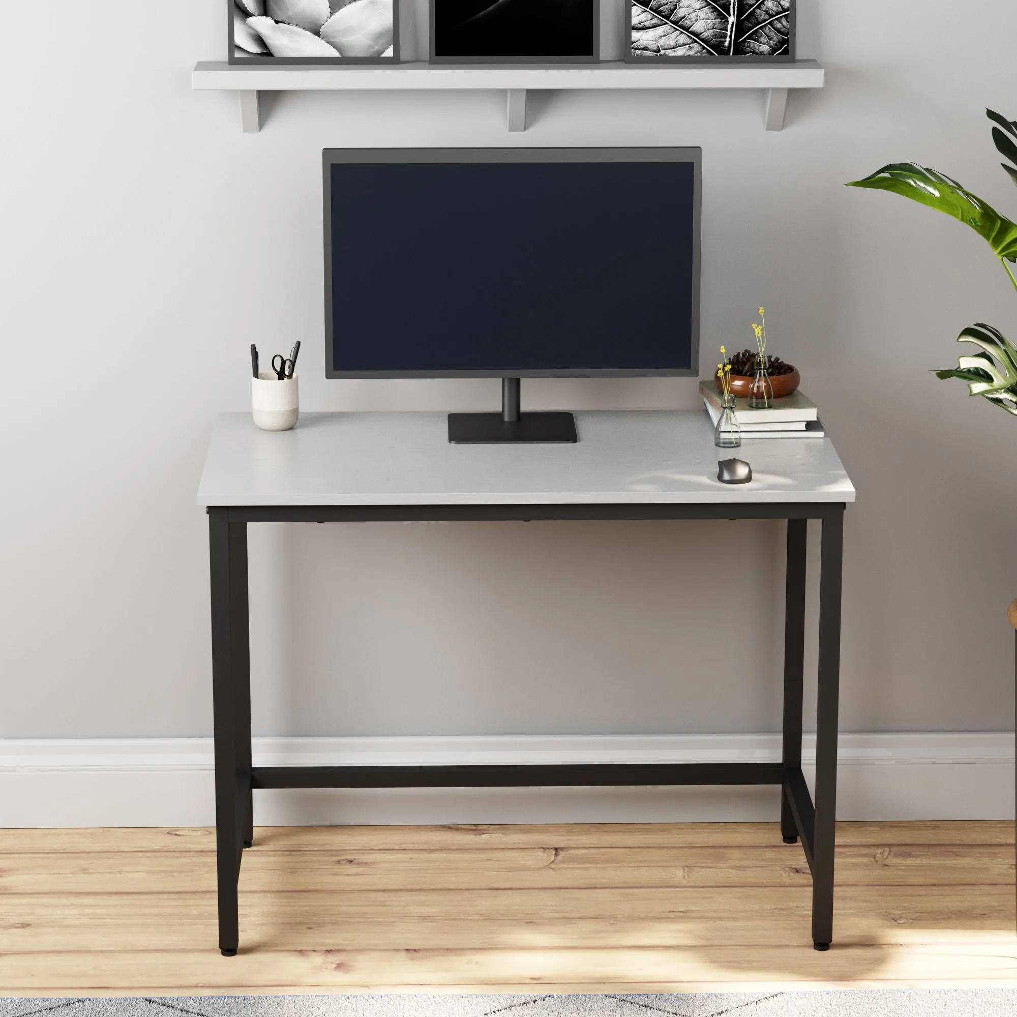 Jefferson Industrial Wood and Metal Desk