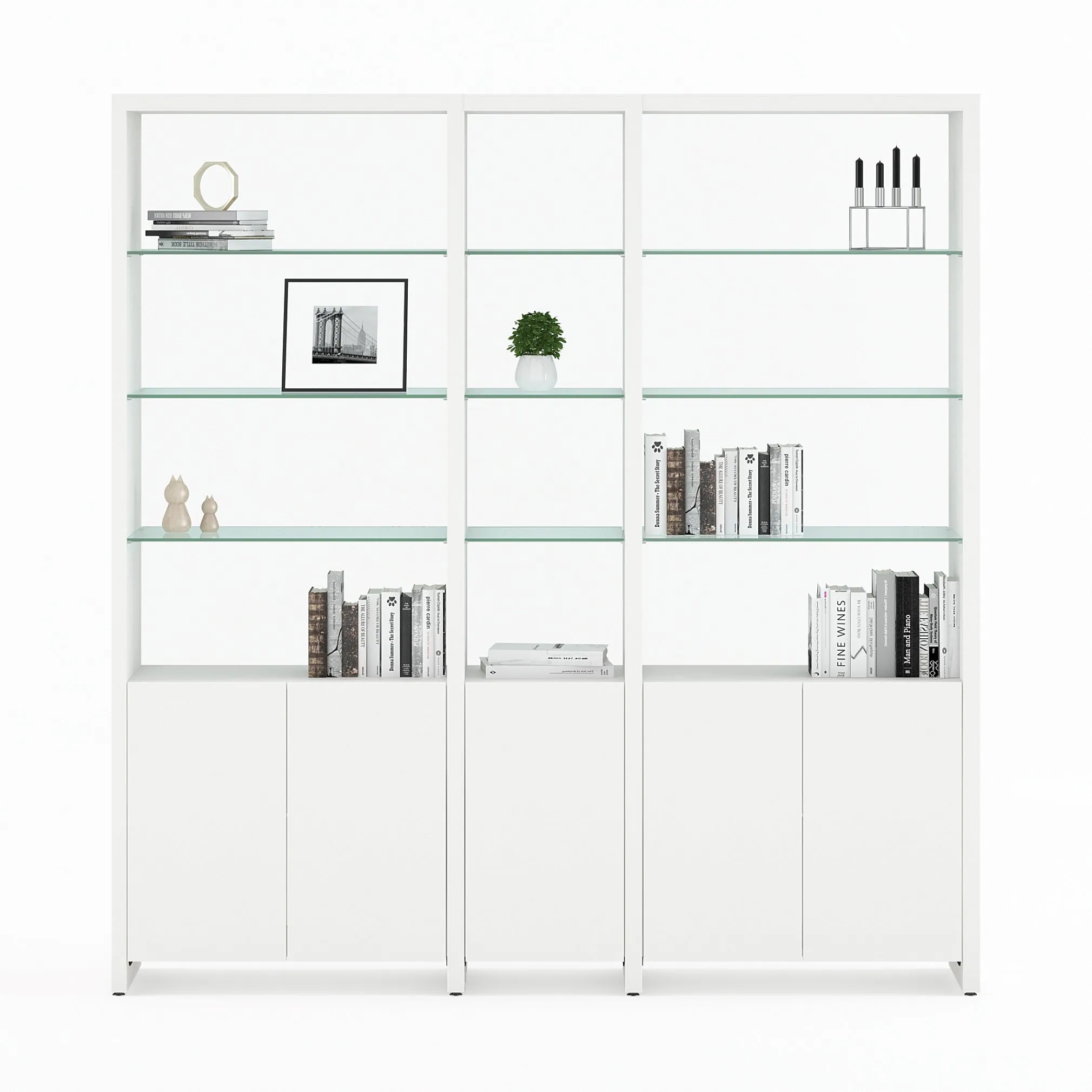 Linea Offset 3 Part Shelf System