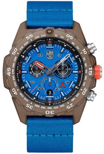 LMX Watch Bear Grylls Master #TIDE 374 Series Ocean Blue Black