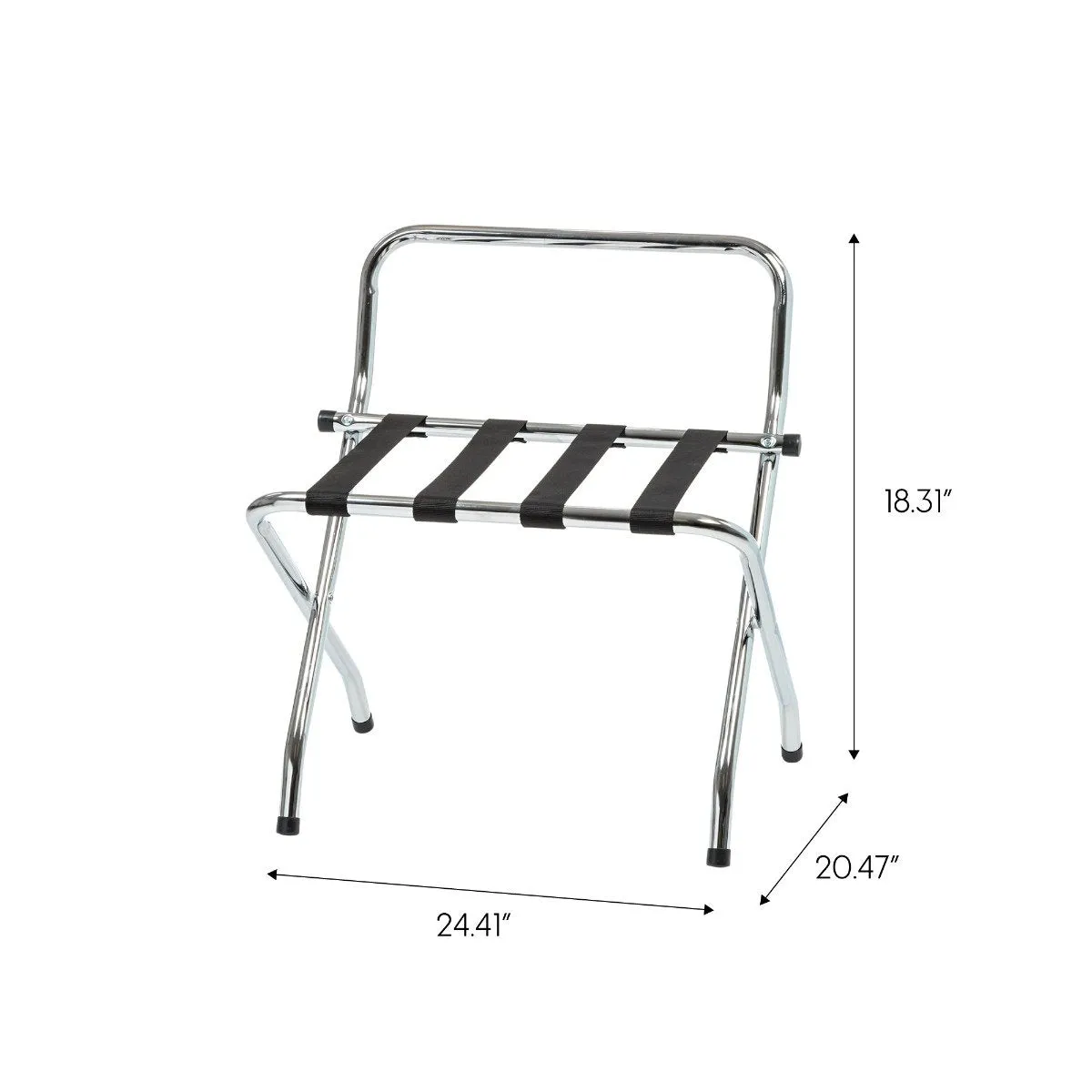 Luggage Rack with Support Bar